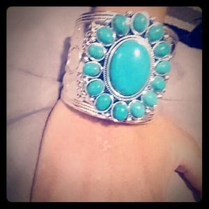 Blue And Silver Bracelet